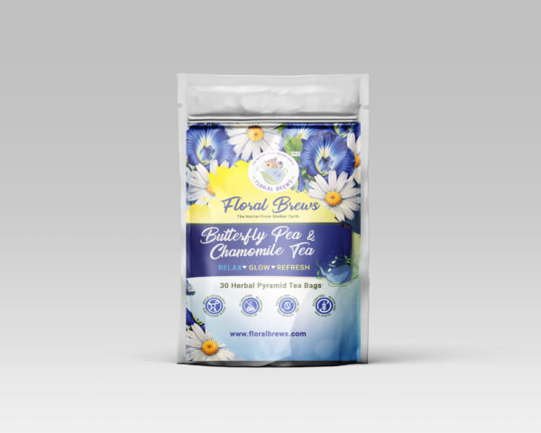 Chamomile & Butterfly Pea Blend 30 tea bags